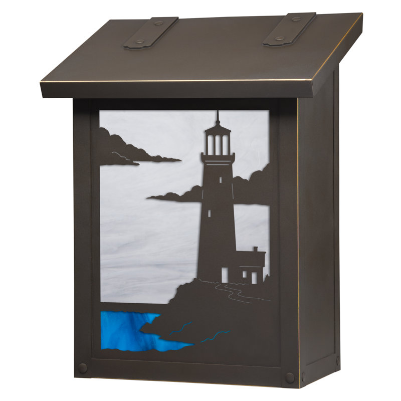 America's Finest Lighting Company Coastal Cottage Wall Mounted Mailbox